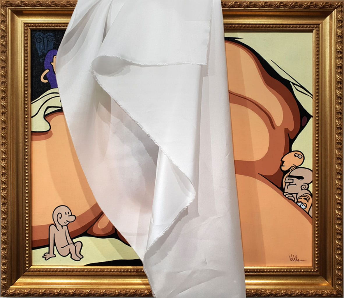 L’ORIGINE DU MONDE (46 x 55 cm) Envoi par mail de la photo non censurée sur demande