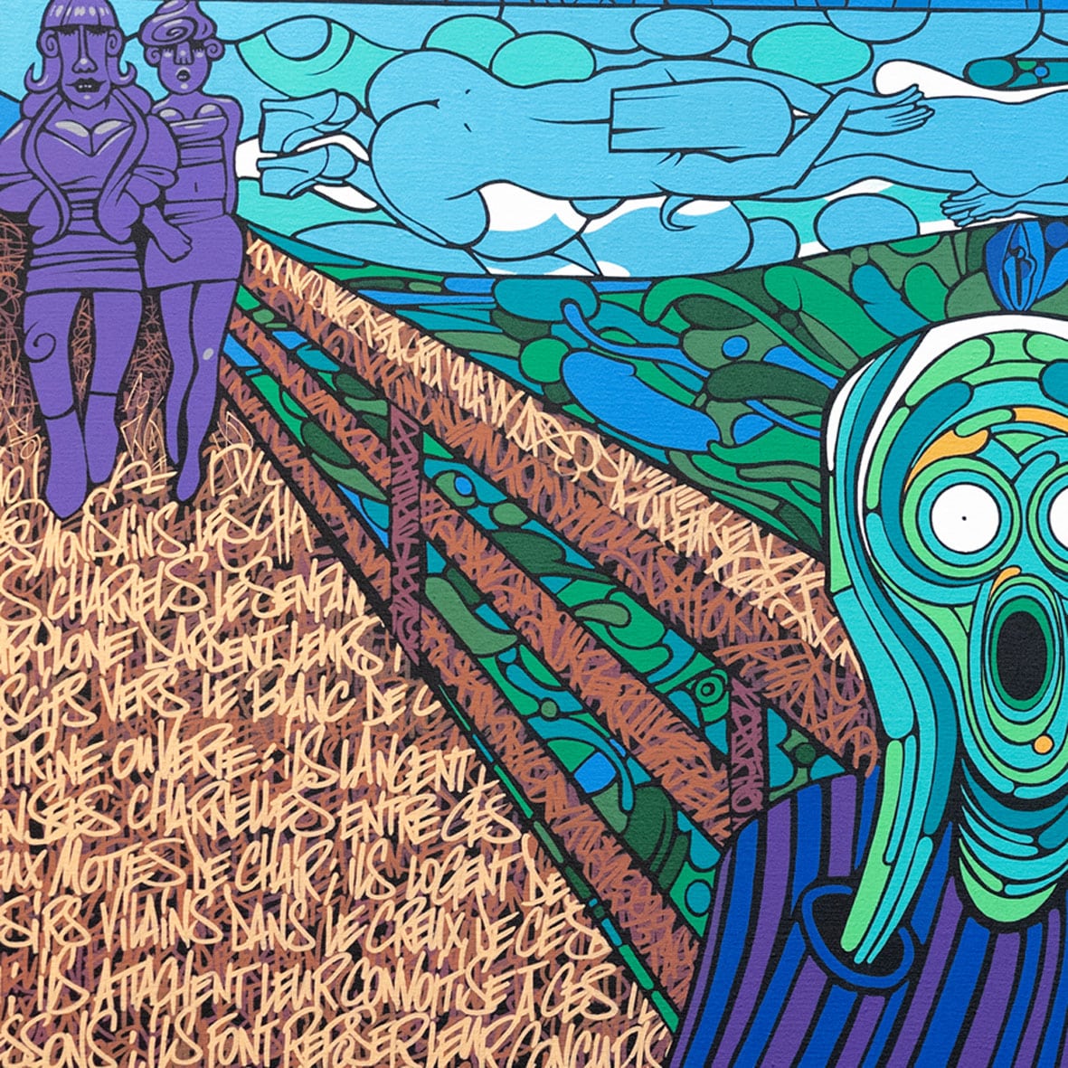 COUVREZ CE SEIN (...) - (Edition 70 x 70 cm) – Image 4