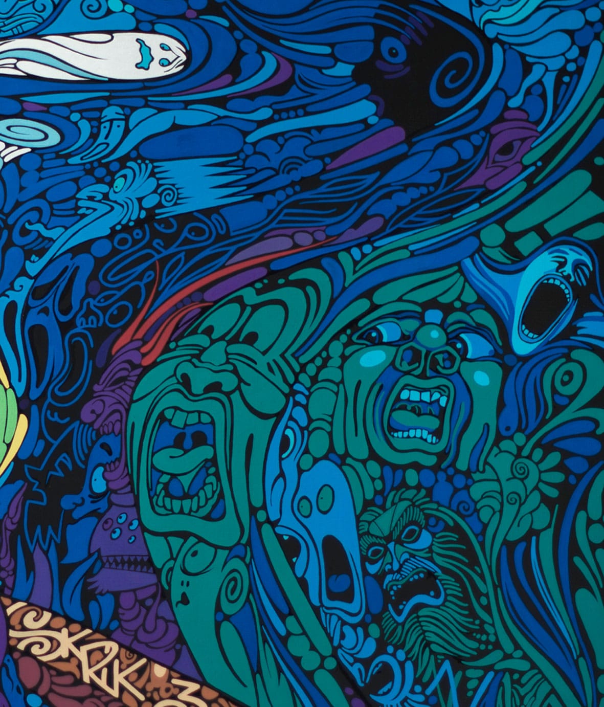 SKRIK3, REMIX - (Edition 64 x 64 cm) – Image 5