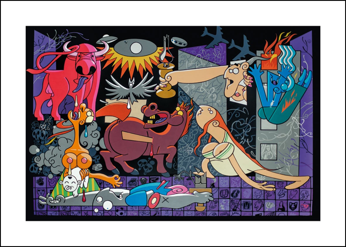 GUERNICA, REMIX - (EDITION 50 X 70 CM)