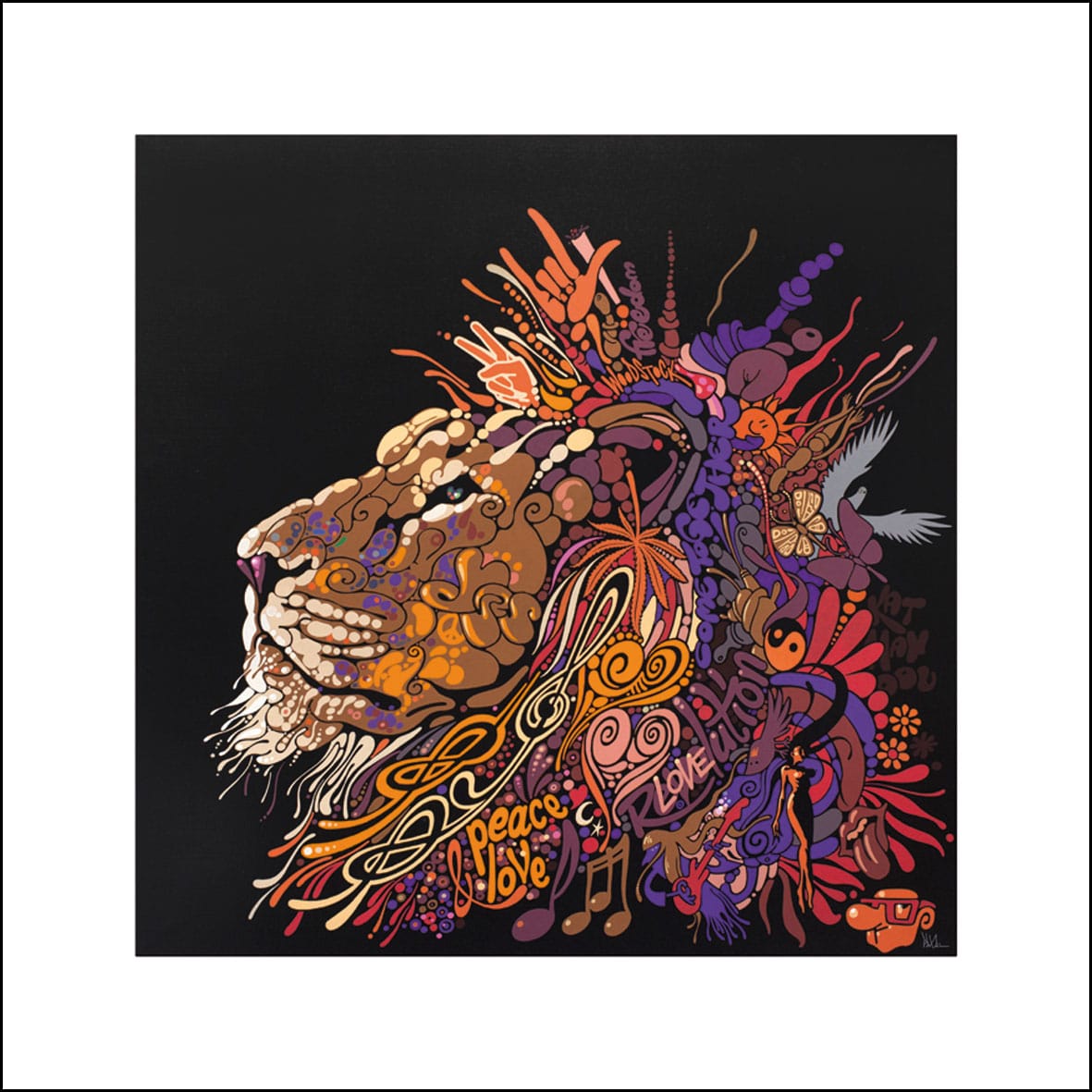 KAT-MANDOU - (EDITION 64 X 64 CM)