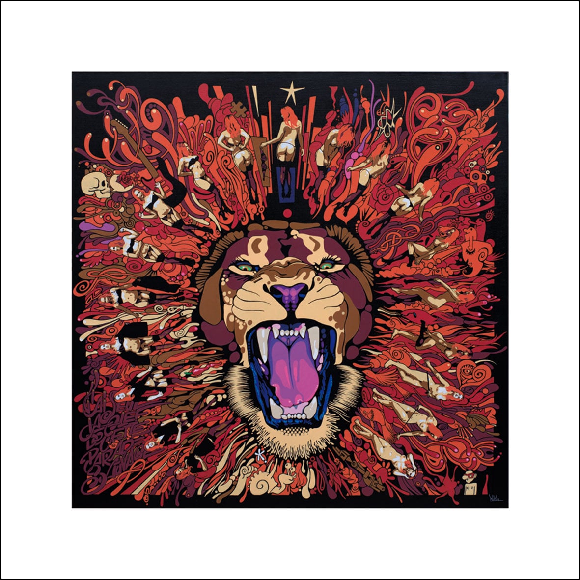 J'AI SEUL LA CLE (...) - (EDITION 64 X 64 CM)