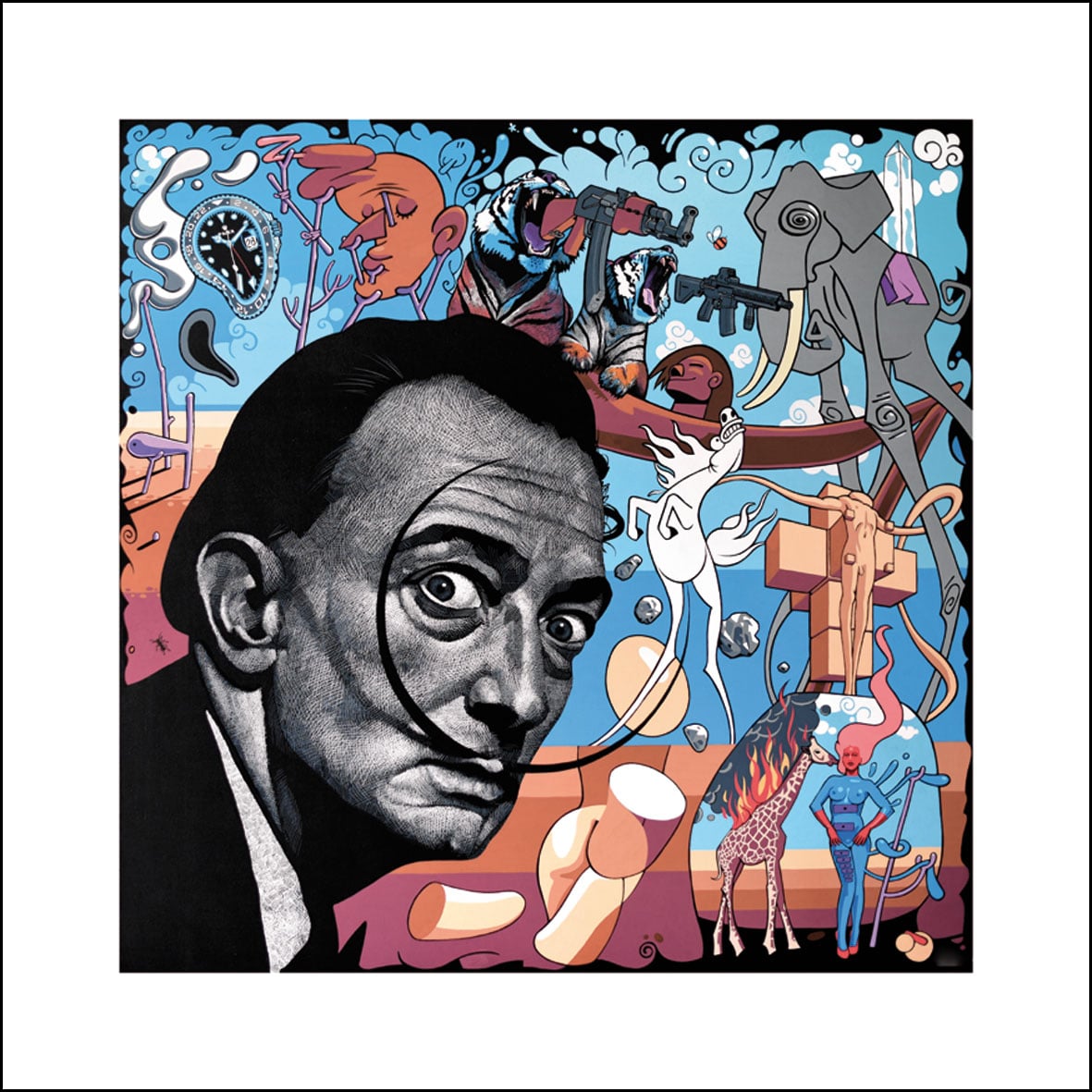 OVERDOSE D'AUTOSATISFACTION - (Edition 64 x 64 cm)