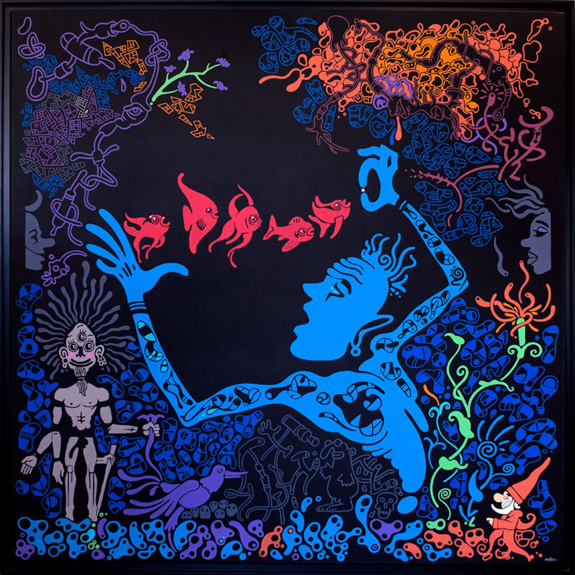 DOSE - (Toile 120 x 120 cm)