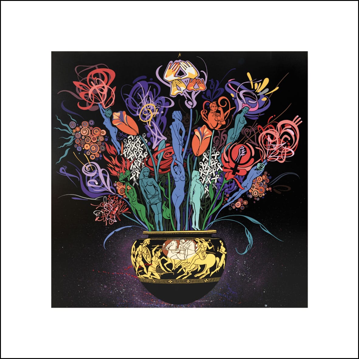 LES FLEURS DU MAL - (Edition 70 x 70 cm)