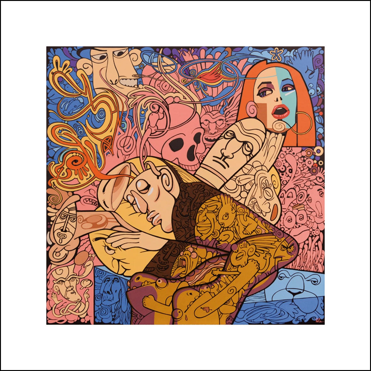 MONSIEUR RÊVE - (Edition 64 x 64 cm)