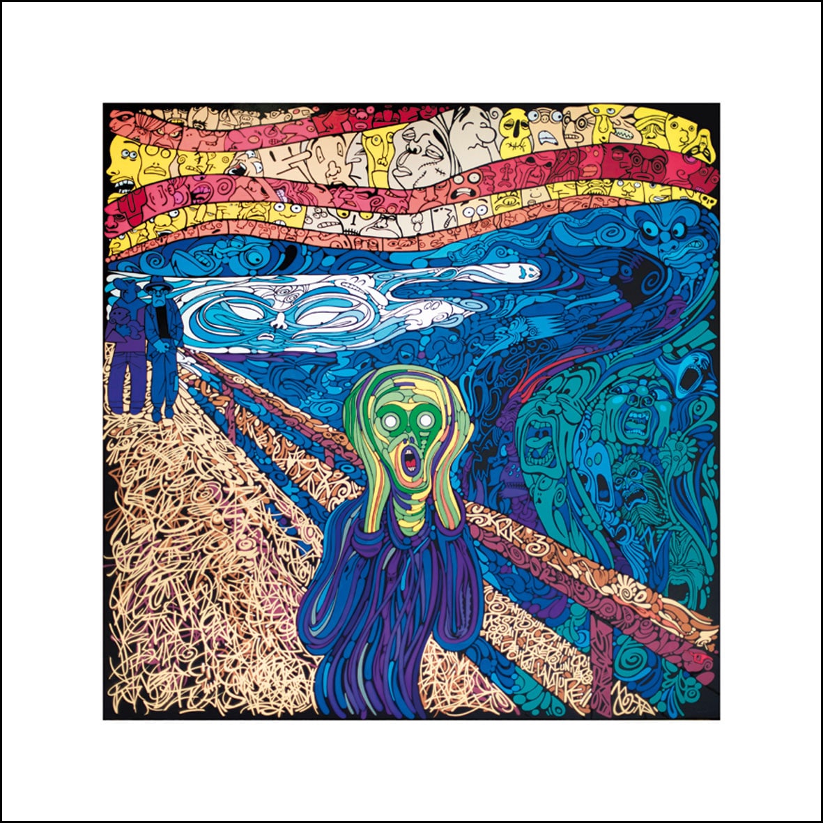 SKRIK3, REMIX - (Edition 64 x 64 cm)