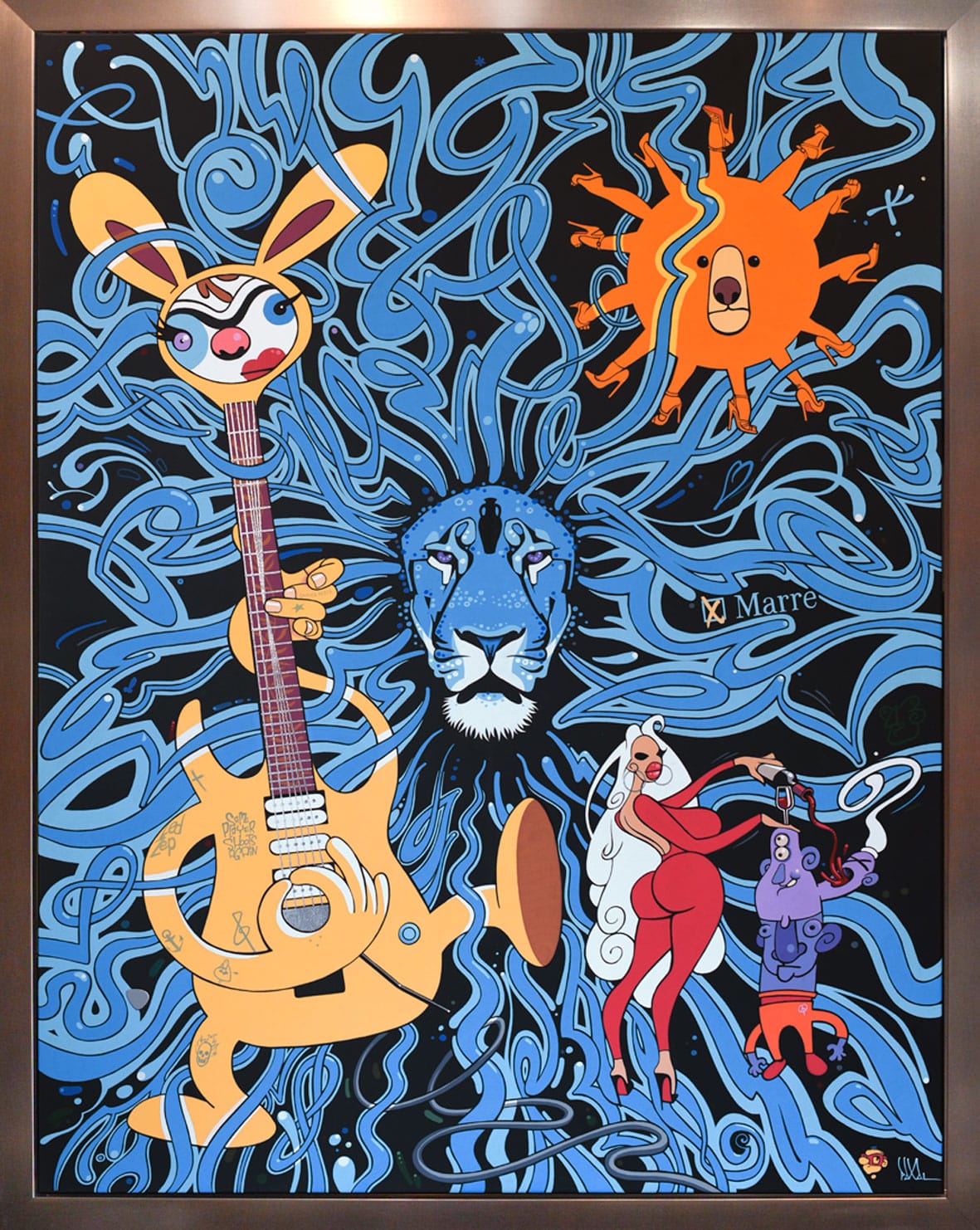 COCHE "MARRE" – (Toile 146 x 114 cm)