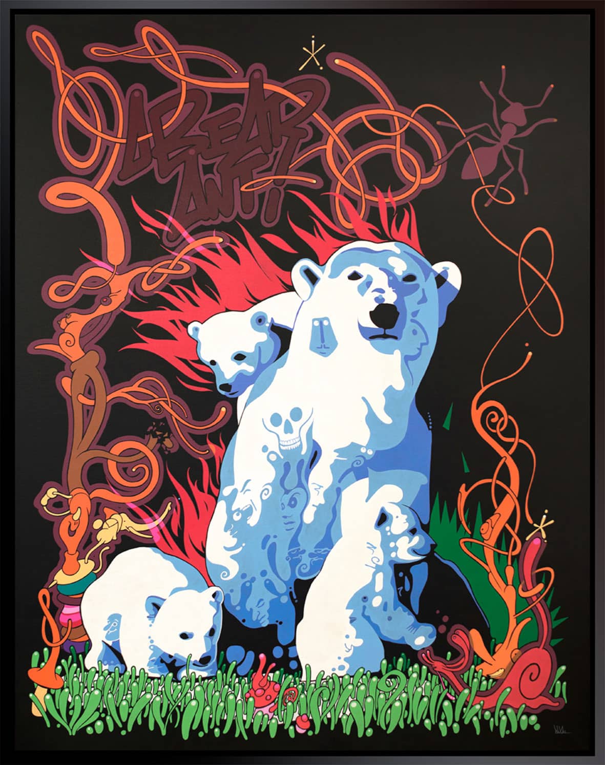 A BEAR ANT - (Toile 146 x 114 cm)