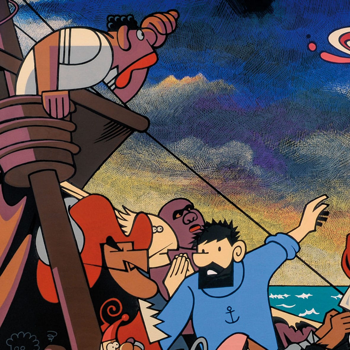 LE RADEAU DE LA MEDUSE, REMIX - (Edition 50 x 70 cm) – Image 3