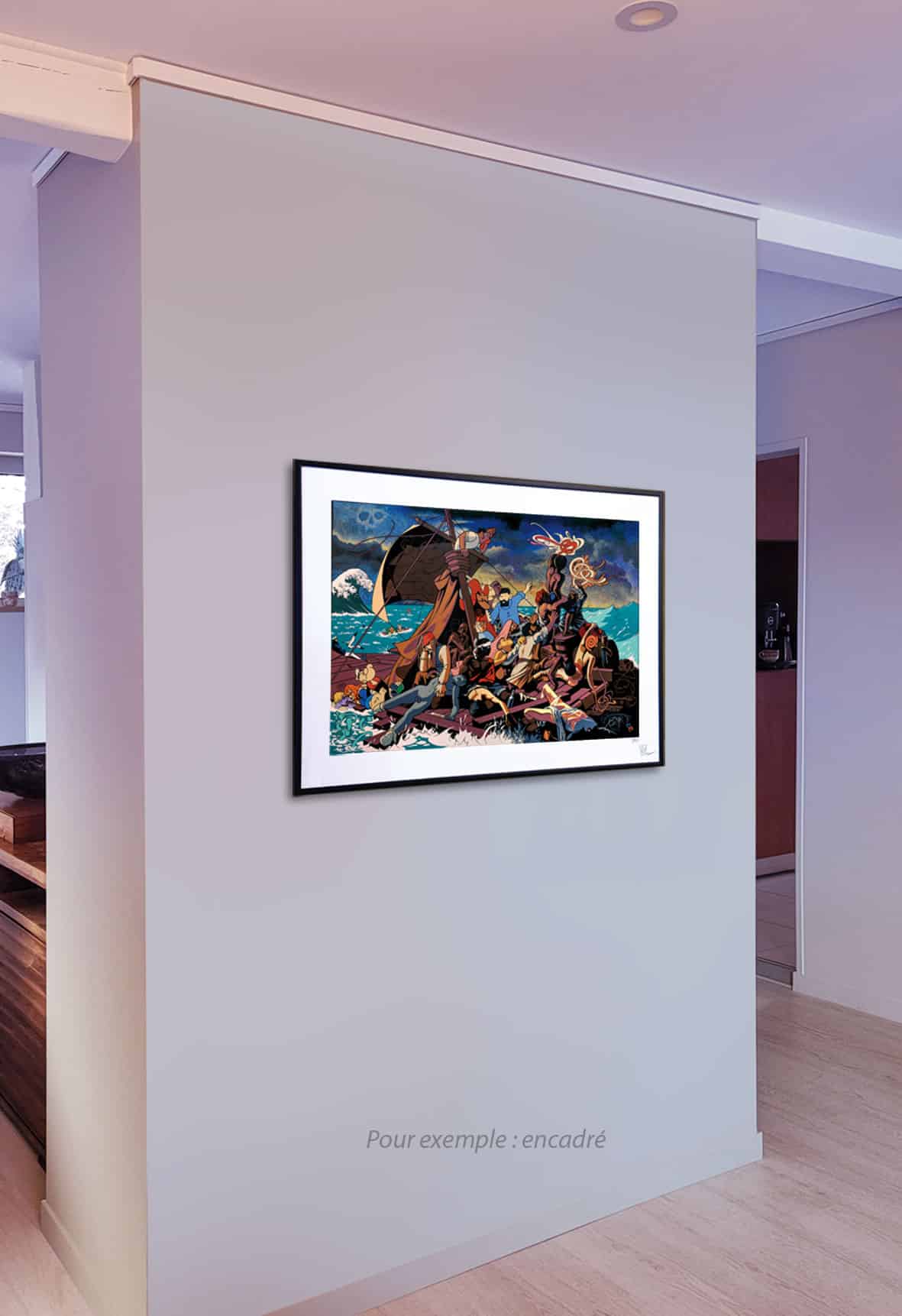 LE RADEAU DE LA MEDUSE, REMIX - (Edition 50 x 70 cm) – Image 6