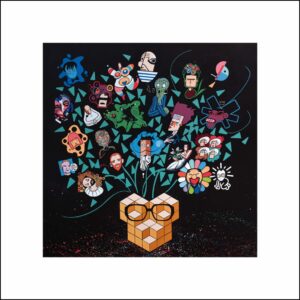 QUELQUES FLEURS - (Edition 70 x 70 cm)