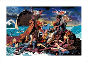 LE RADEAU DE LA MEDUSE, REMIX - (Edition 50 x 70 cm)