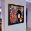 OH BABY JUST YOU SHUT YOUR MOUTH! - (Toile 100 x 100 cm) – Image 5