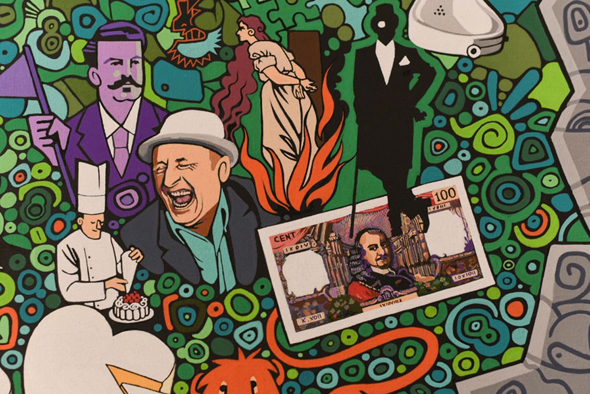 LA NORMANDIE - (Édition 64 x 64 cm - Limited edition print 25,2 x 25,2 in) – Image 2