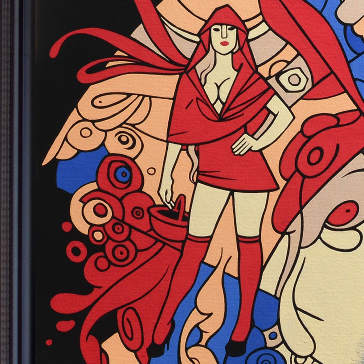 QUI A PEUR ? - (Édition 64 x 64 cm - Limited edition print 25,2 x 25,2 in) – Image 2