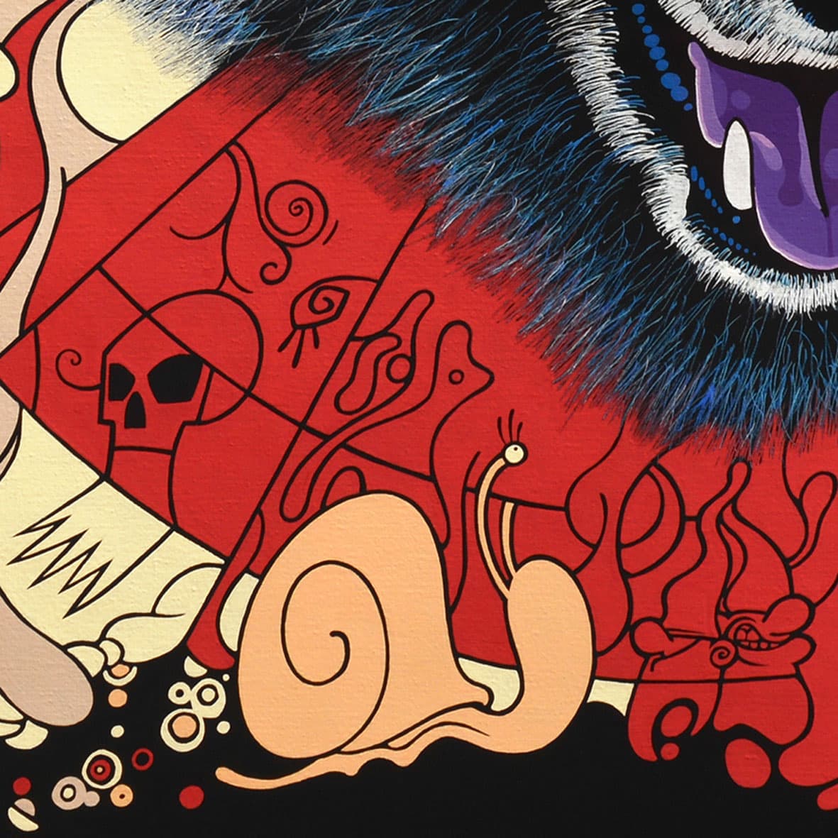 QUI A PEUR ? - (Édition 64 x 64 cm - Limited edition print 25,2 x 25,2 in) – Image 4