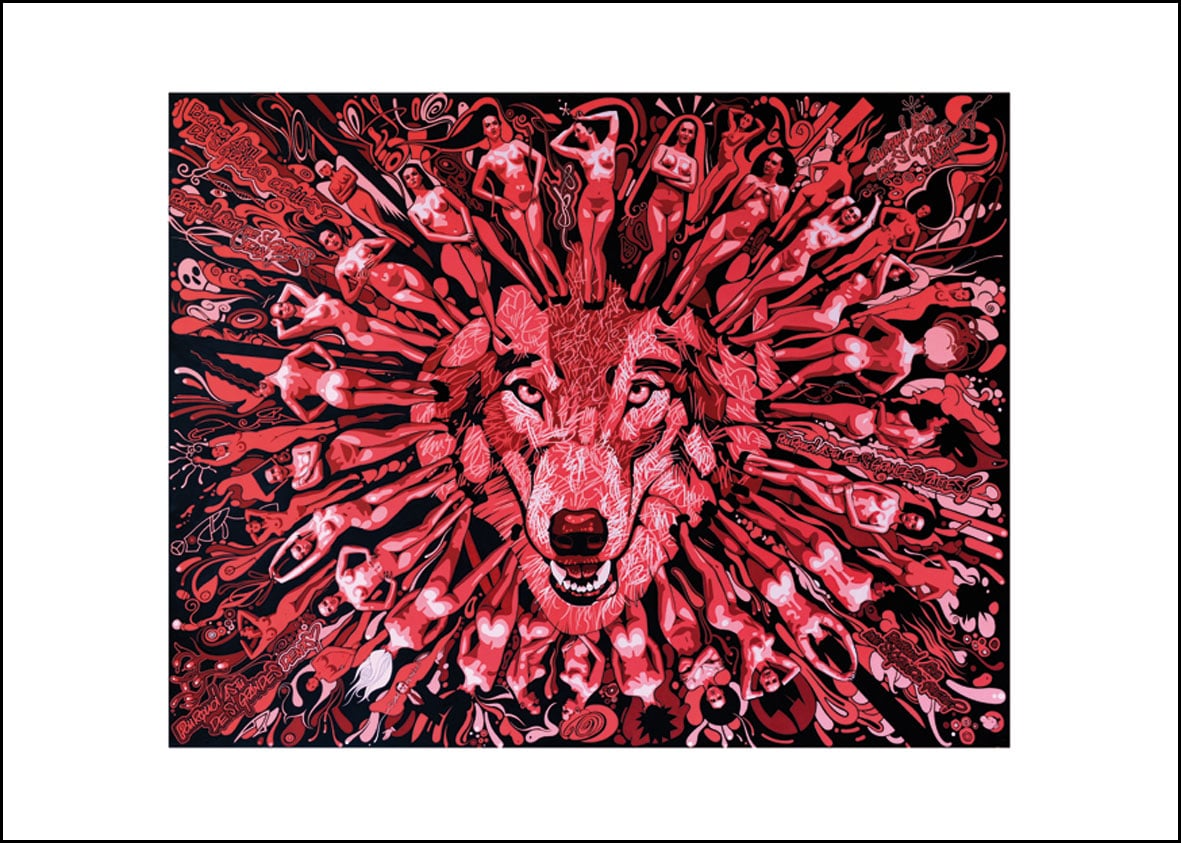 LA BOBINETTE A CHU - (Édition 50 x 70 cm - Limited edition print 19,68 x 27,5 in)