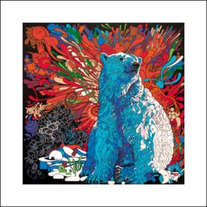 QUE NE SUIS-JE LA FOUGERE - (Édition 64 x 64 cm - Limited edition print 25,2 x 25,2 in)