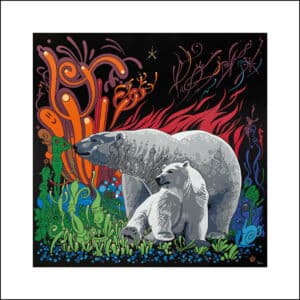 LA FEMME AU TIROIR - (Édition 64 x 64 cm - Limited edition print 25,2 x 25,2 in)