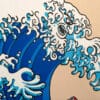 LA GRANDE VAGUE DE KANAGAWA, REMIX - (Édition 64 x 64 cm - Limited edition print 25,2 x 25,2 in) – Image 2