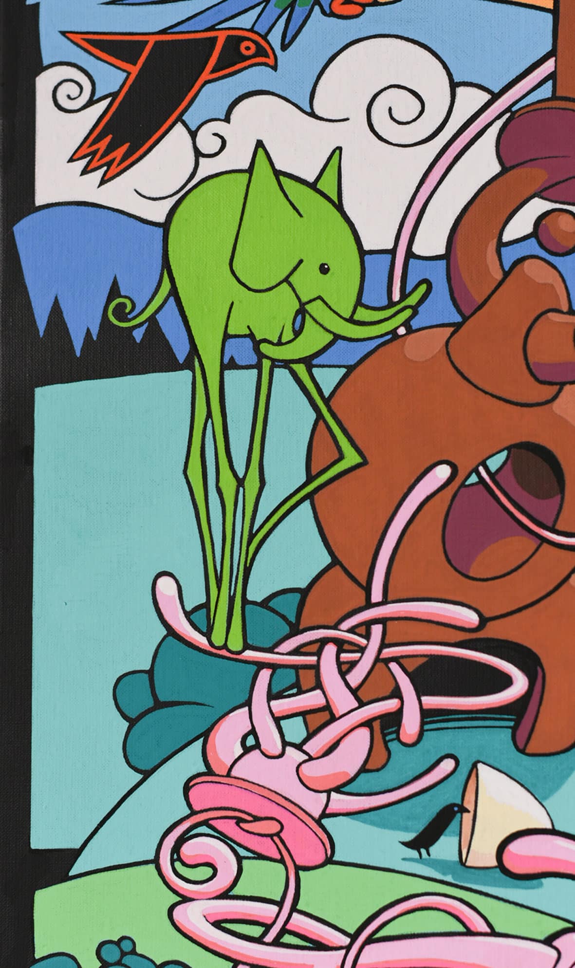 LE JARDIN DES DÉLICES, REMIX - (Édition 50 x 70 cm - Limited edition print 25,2 x 25,2 in) – Image 3