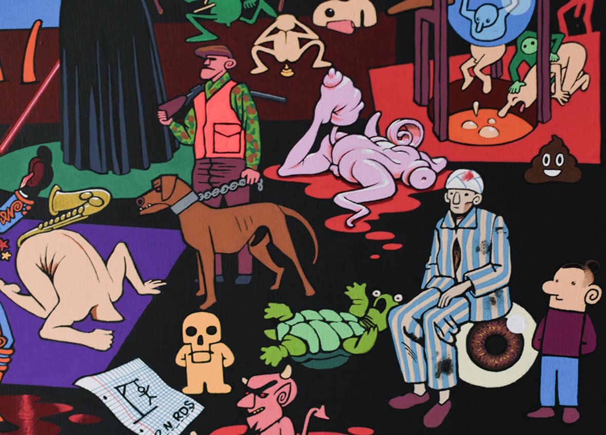 LE JARDIN DES DÉLICES, REMIX - (Édition 50 x 70 cm - Limited edition print 25,2 x 25,2 in) – Image 7