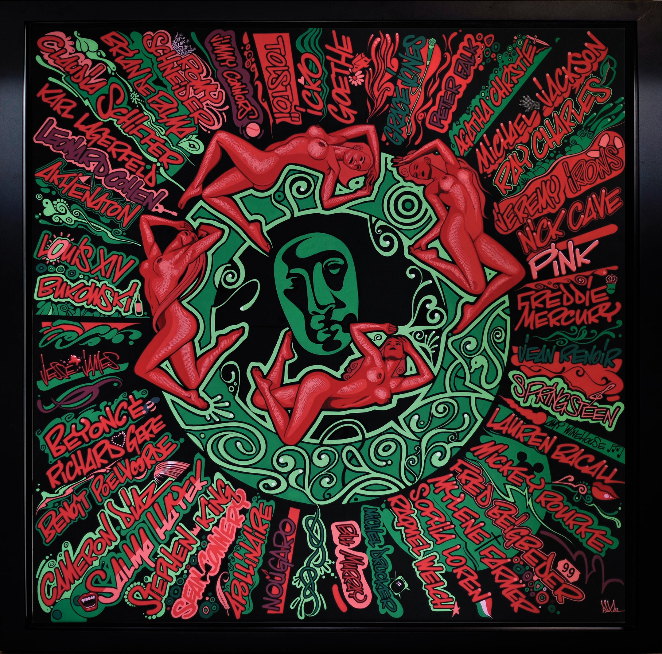 VIRGO - (Toile 100 x 100 cm - 39,370 x 39,370 in)