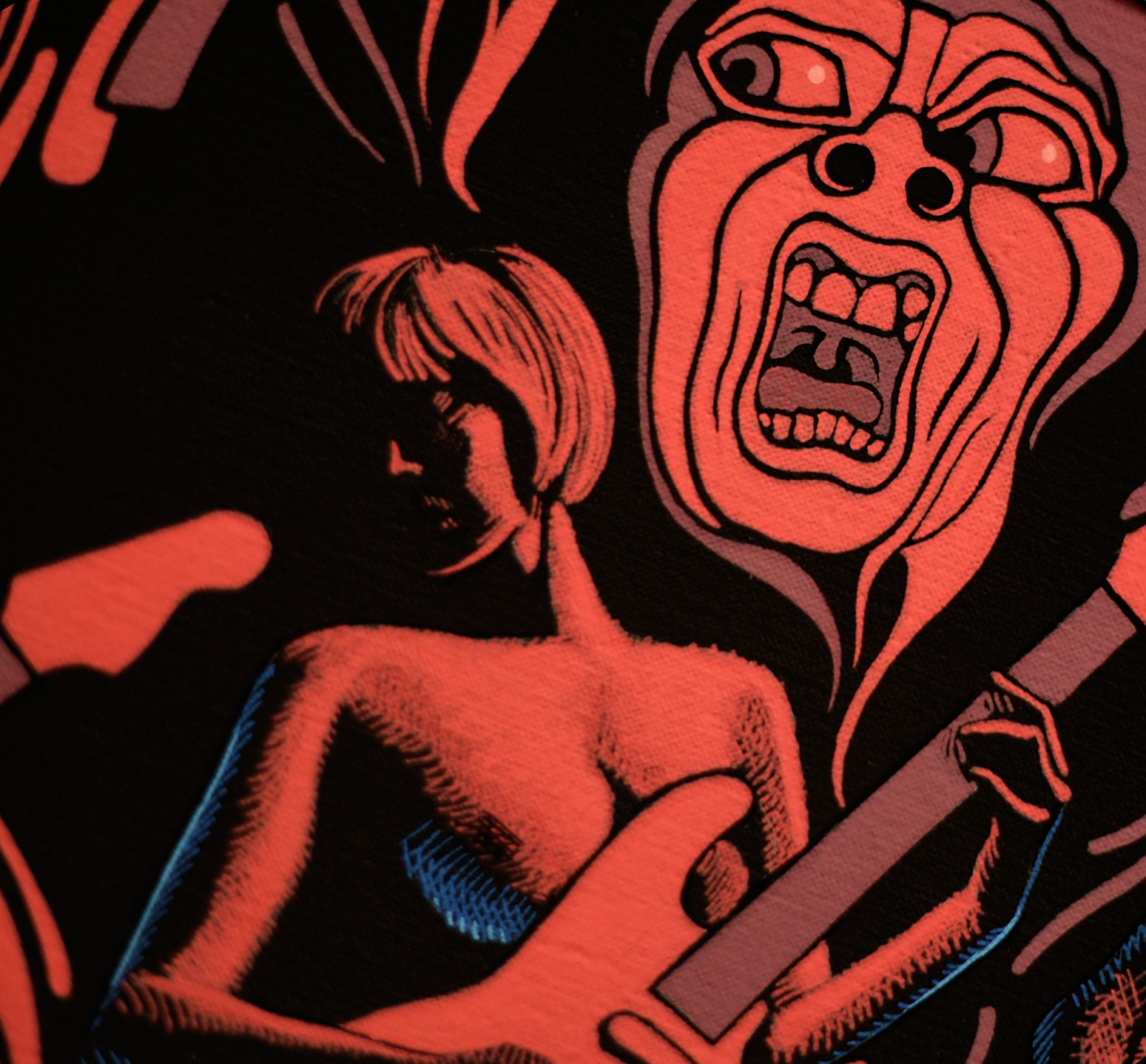 PINK KING EARTH BAND - (Toile 146 x 114 cm - 57,48 x 44,88 in) – Image 8